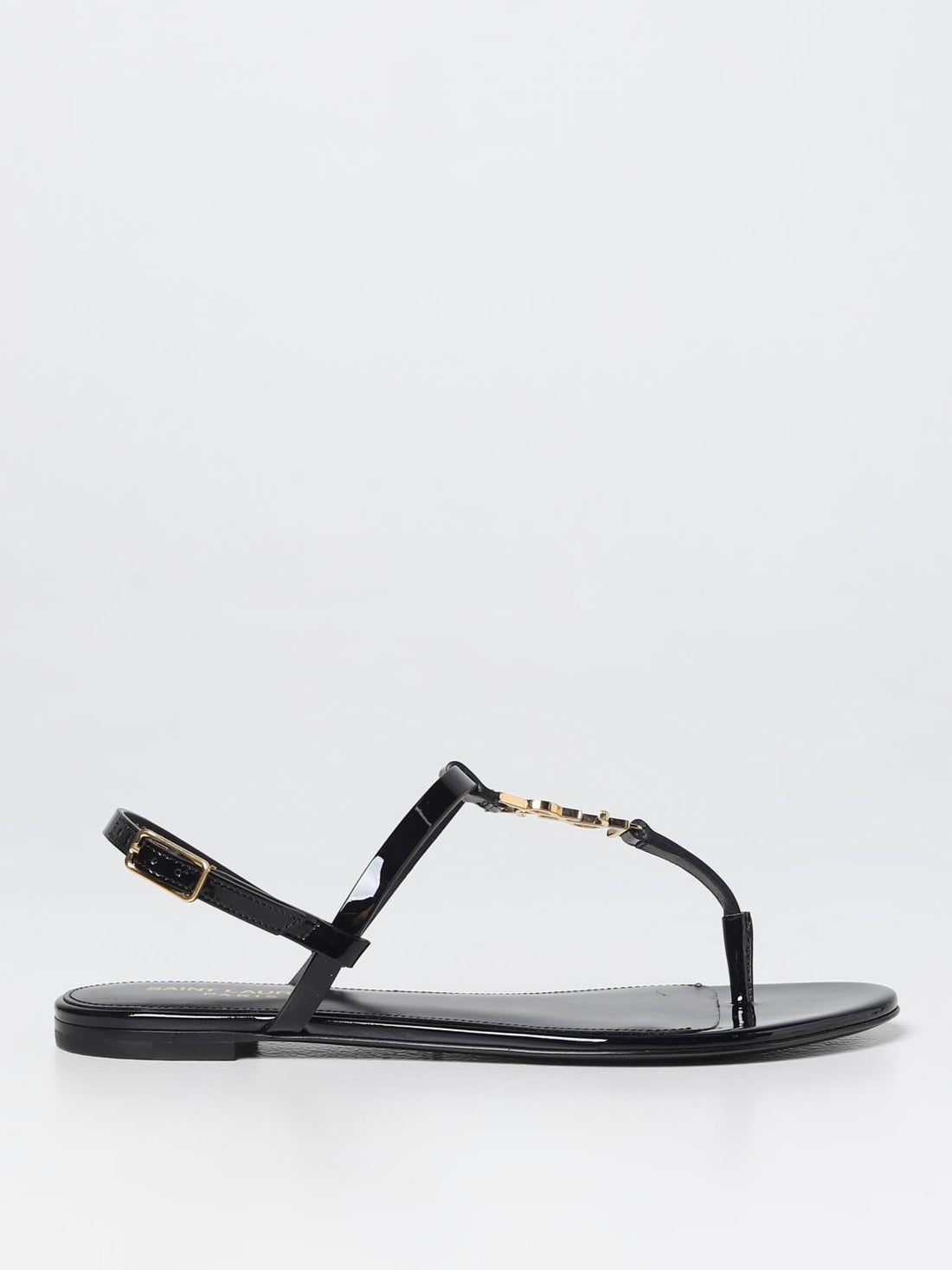 saint-laurent-woman-s-flat-sandals-659817b8ikk-black