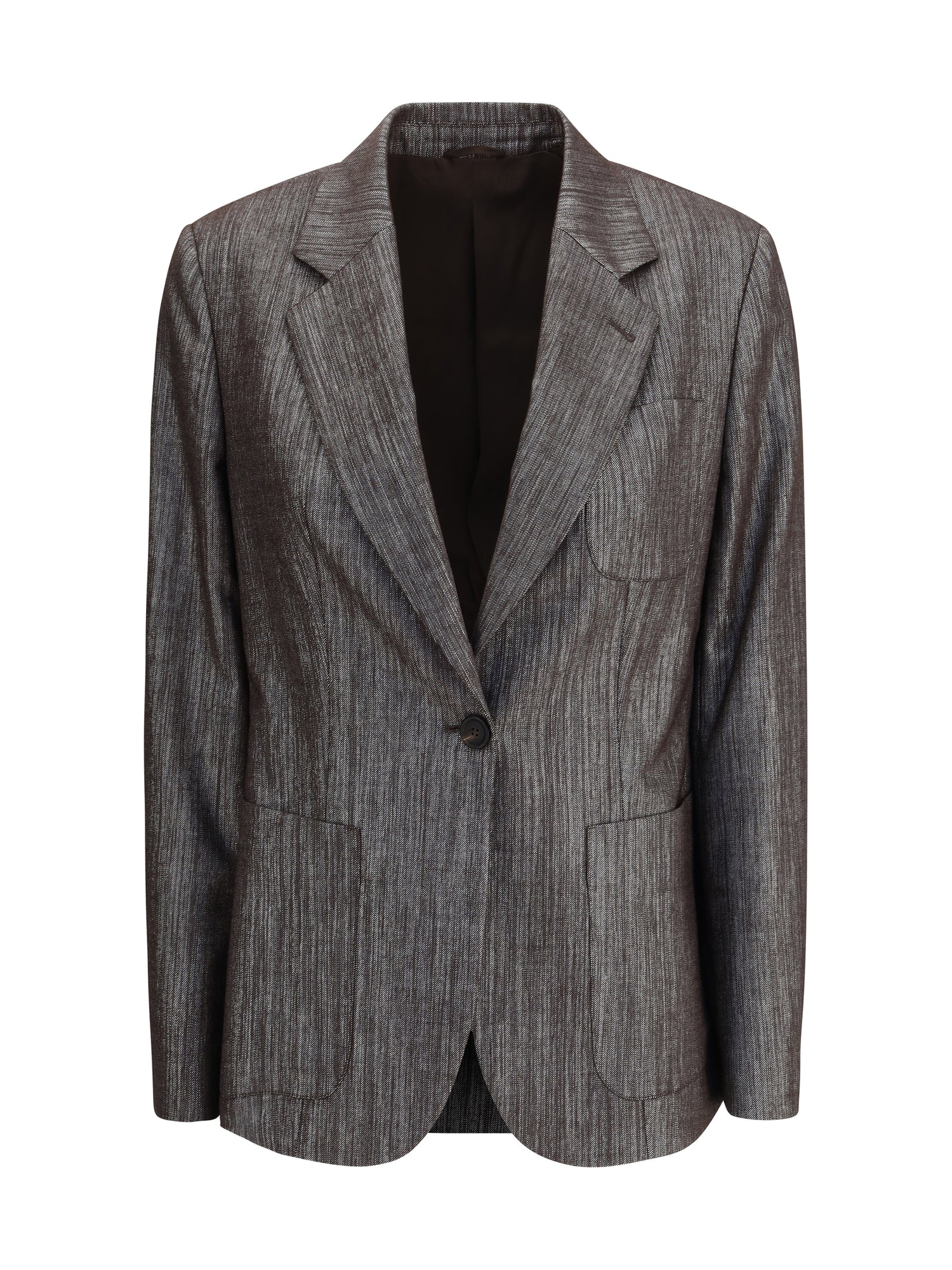 BRUNELLO CUCINELLI 40 lurex fabric blazer