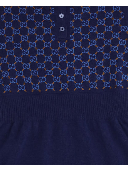 GUCCI 6Y wool embroidered child dress