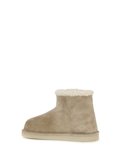 MIU MIU 36 furry ankle boots