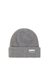 GANNI OS beanie hat