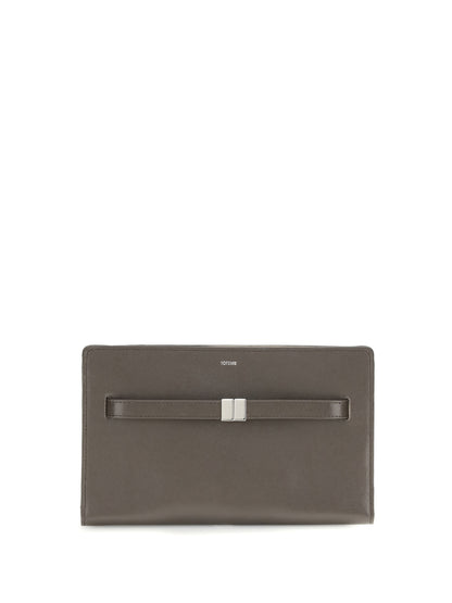 TOTEME OS belted leather crossbody bag