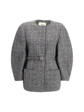 FENDI 40 wool and cotton tweed blouson jacket