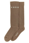 ribbed stretch cotton socks