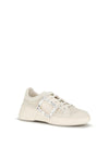 viv' skate leather sneakers with embroderies details