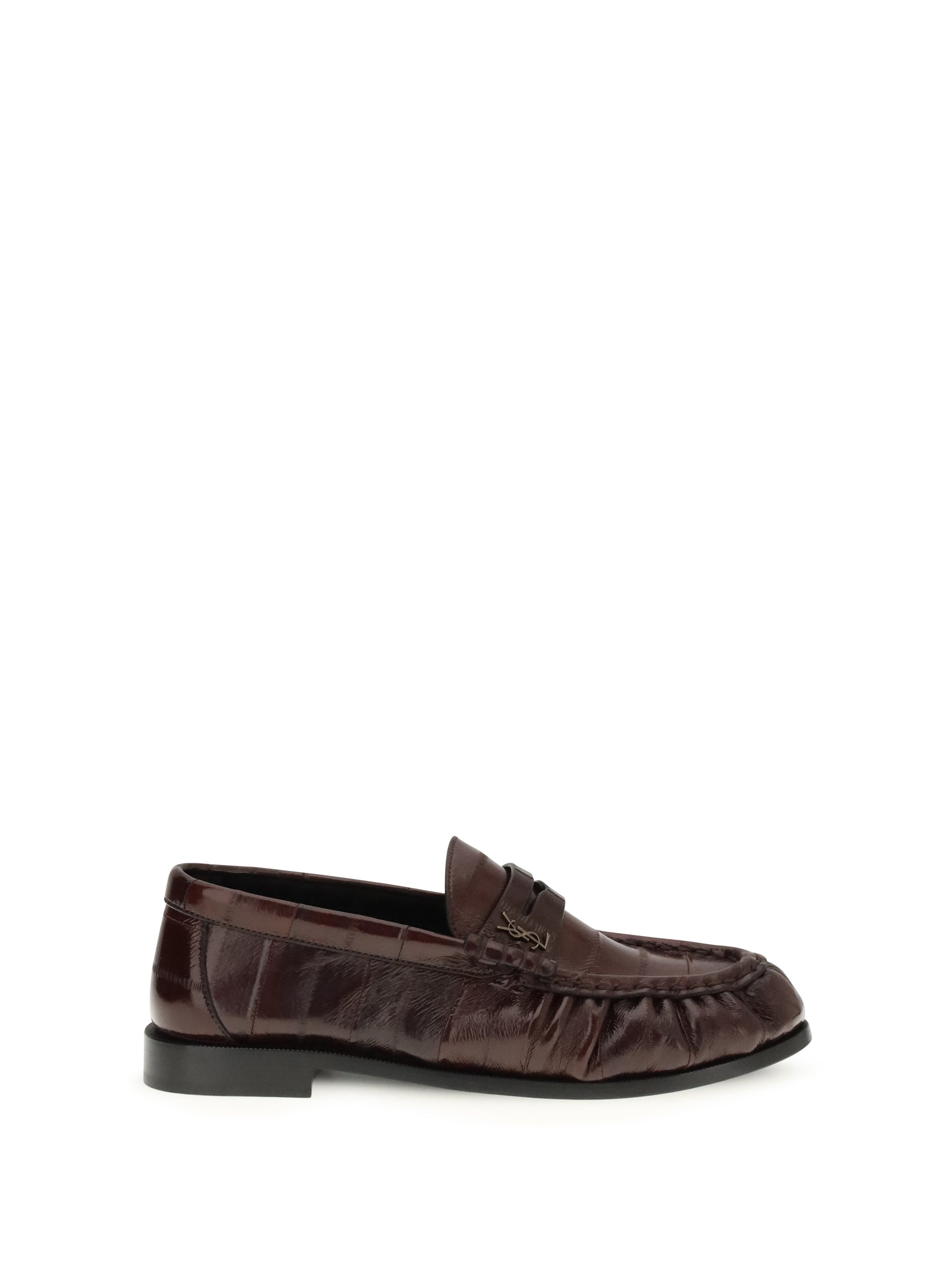 SAINT LAURENT 40 flexible patent eel le loafer loafers