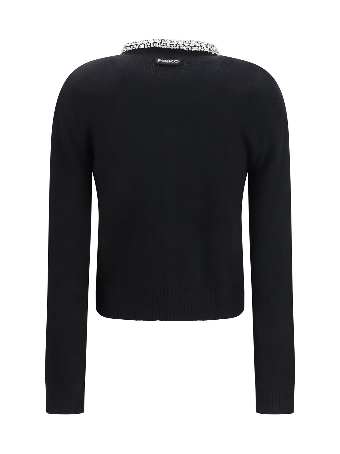 PINKO L colonia cardigan with jewel collar