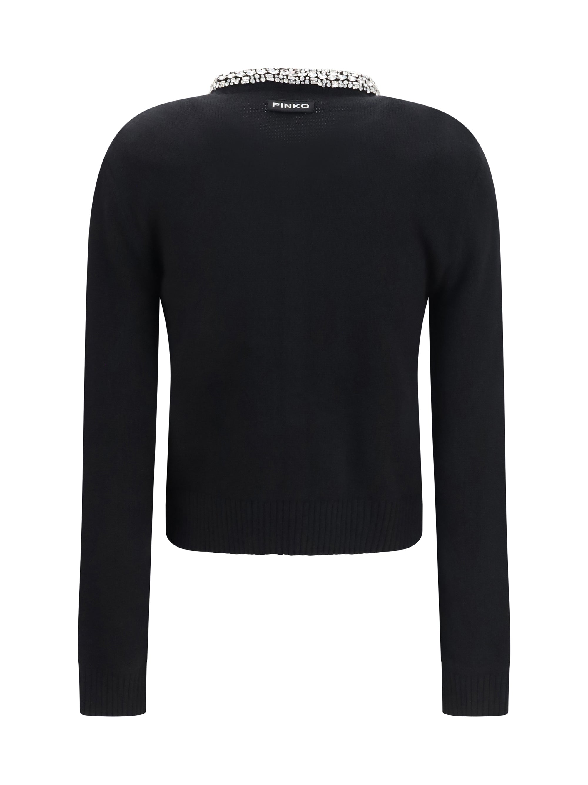 colonia cardigan with jewel collar