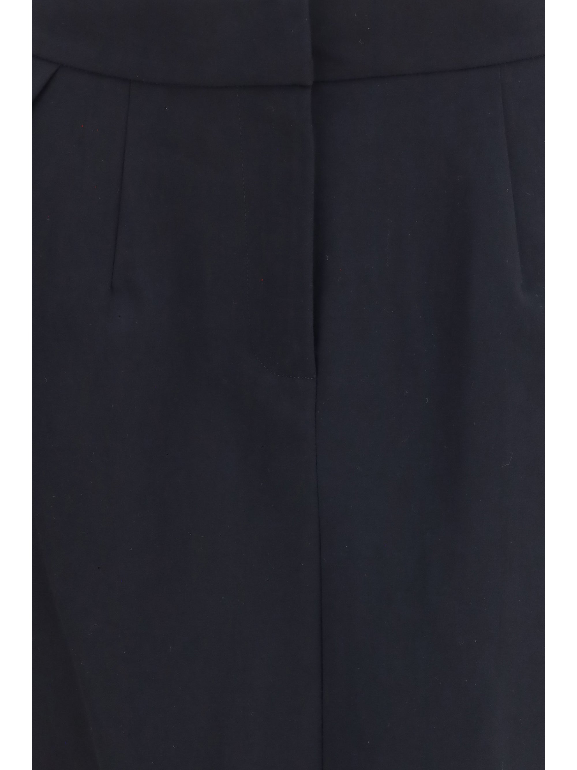 pleated midi skirt