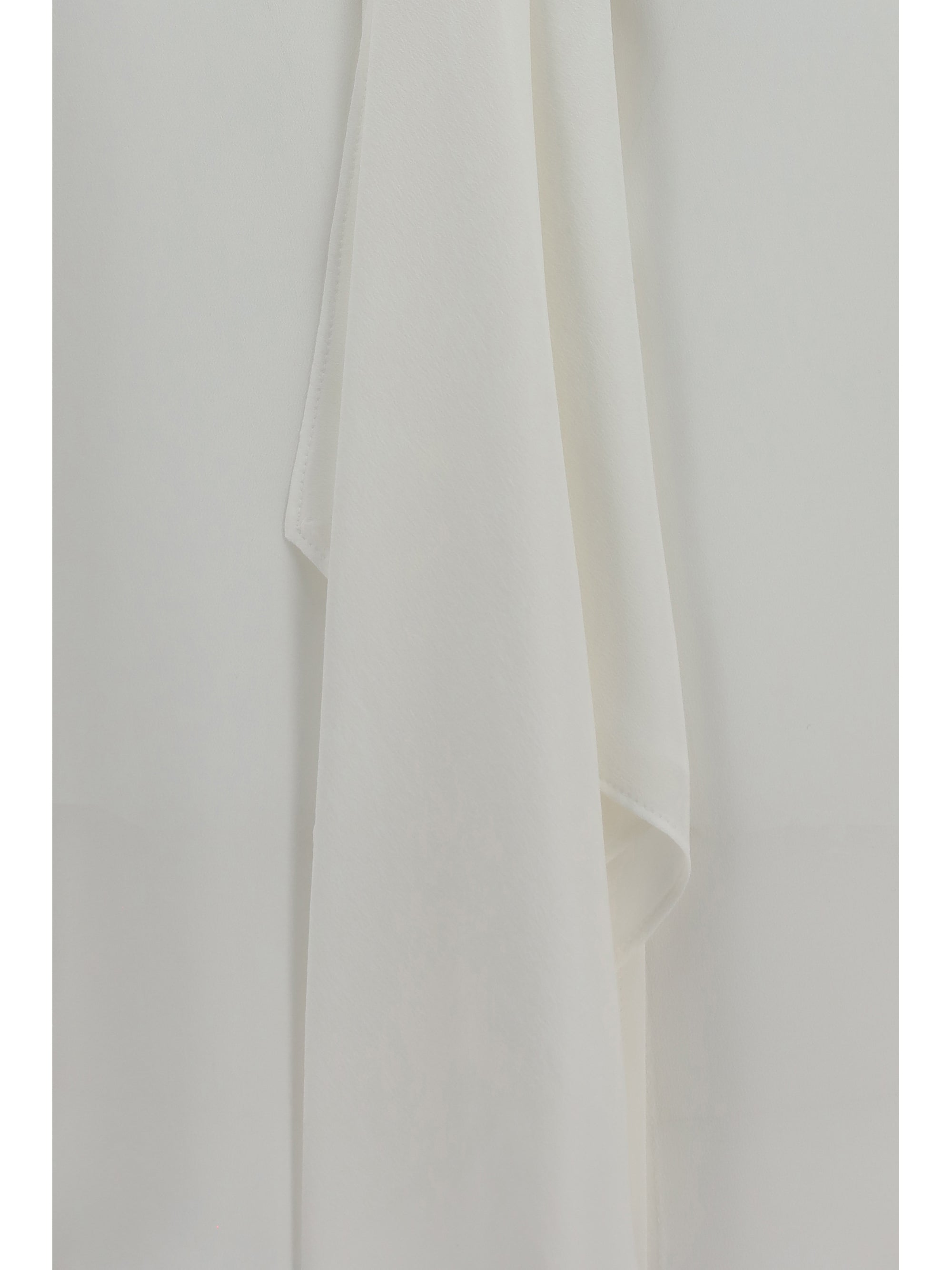 silk crêpe de chine shirt with tie