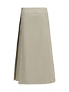 bonded cotton skirt