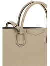 small antigona catchall glossy grained leather handbag