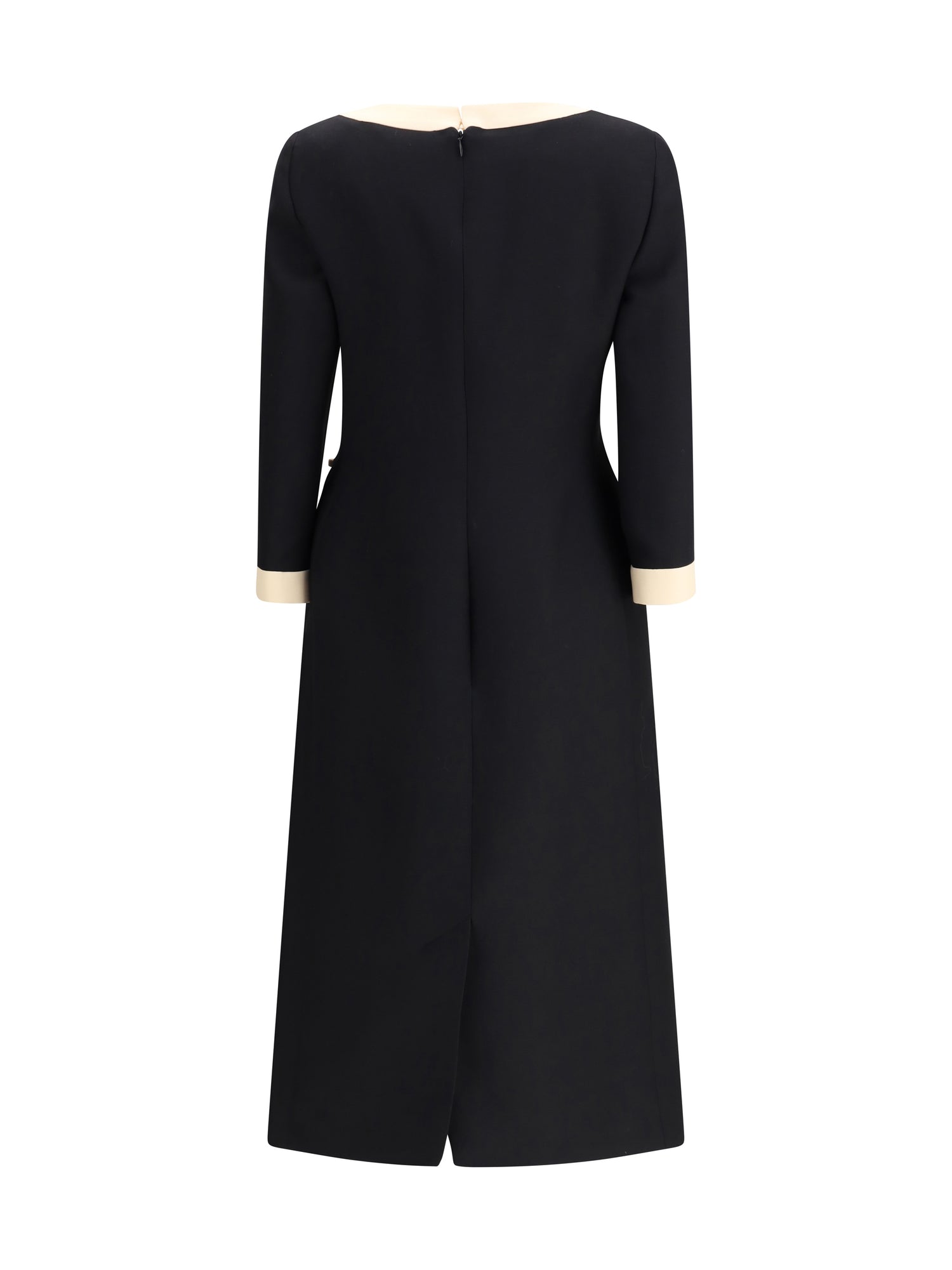 VALENTINO 42 wool dress with bow