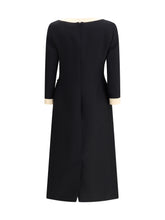 VALENTINO 42 wool dress with bow