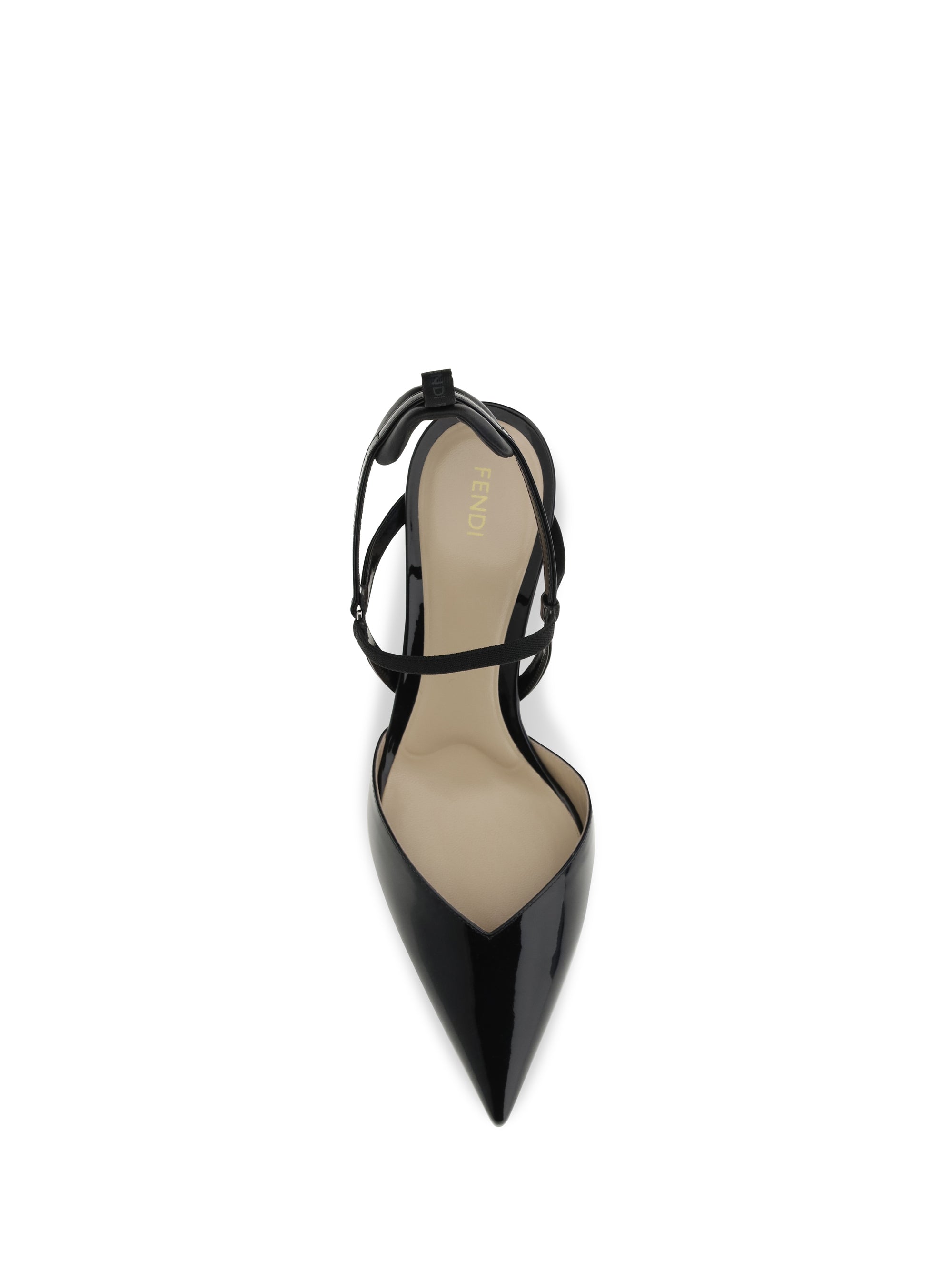 patent leather colibrì slingback pumps