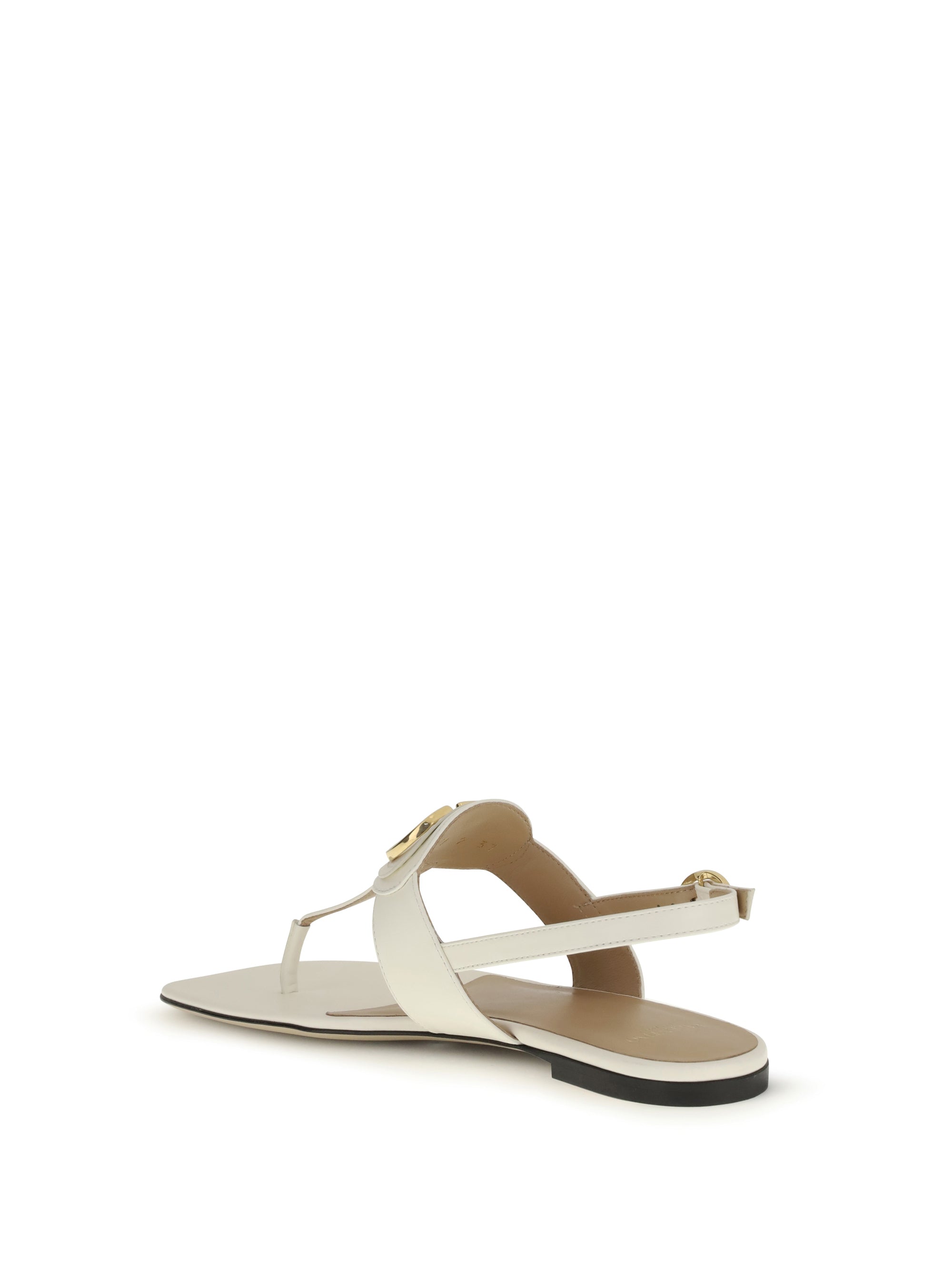 VALENTINO GARAVANI 36 leather thong sandals