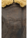 leather bomber jacket