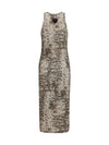 novoli midi animal print dess