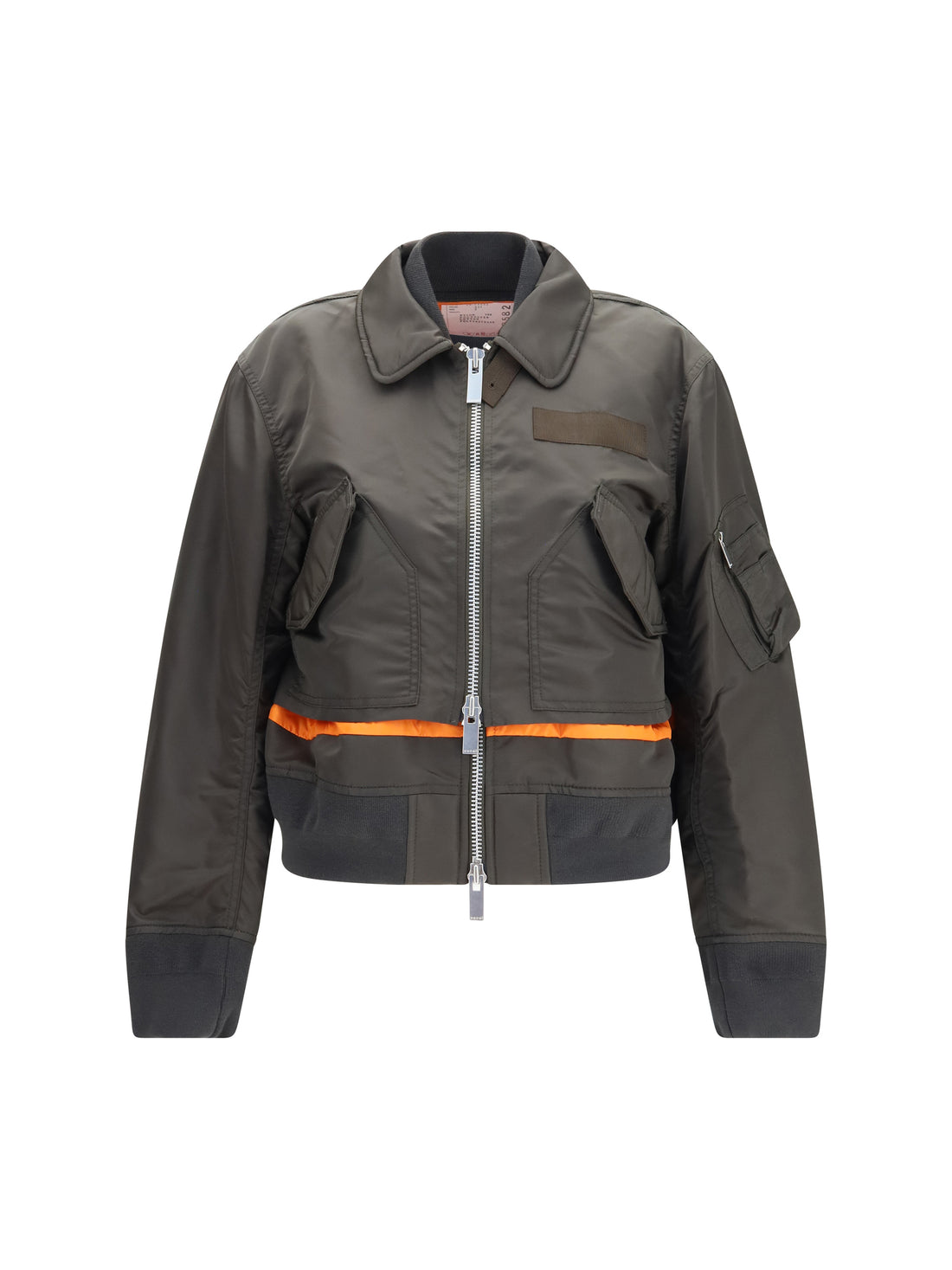SACAI 3 double-zip nylon jacket