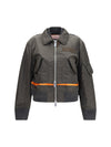 double-zip nylon jacket