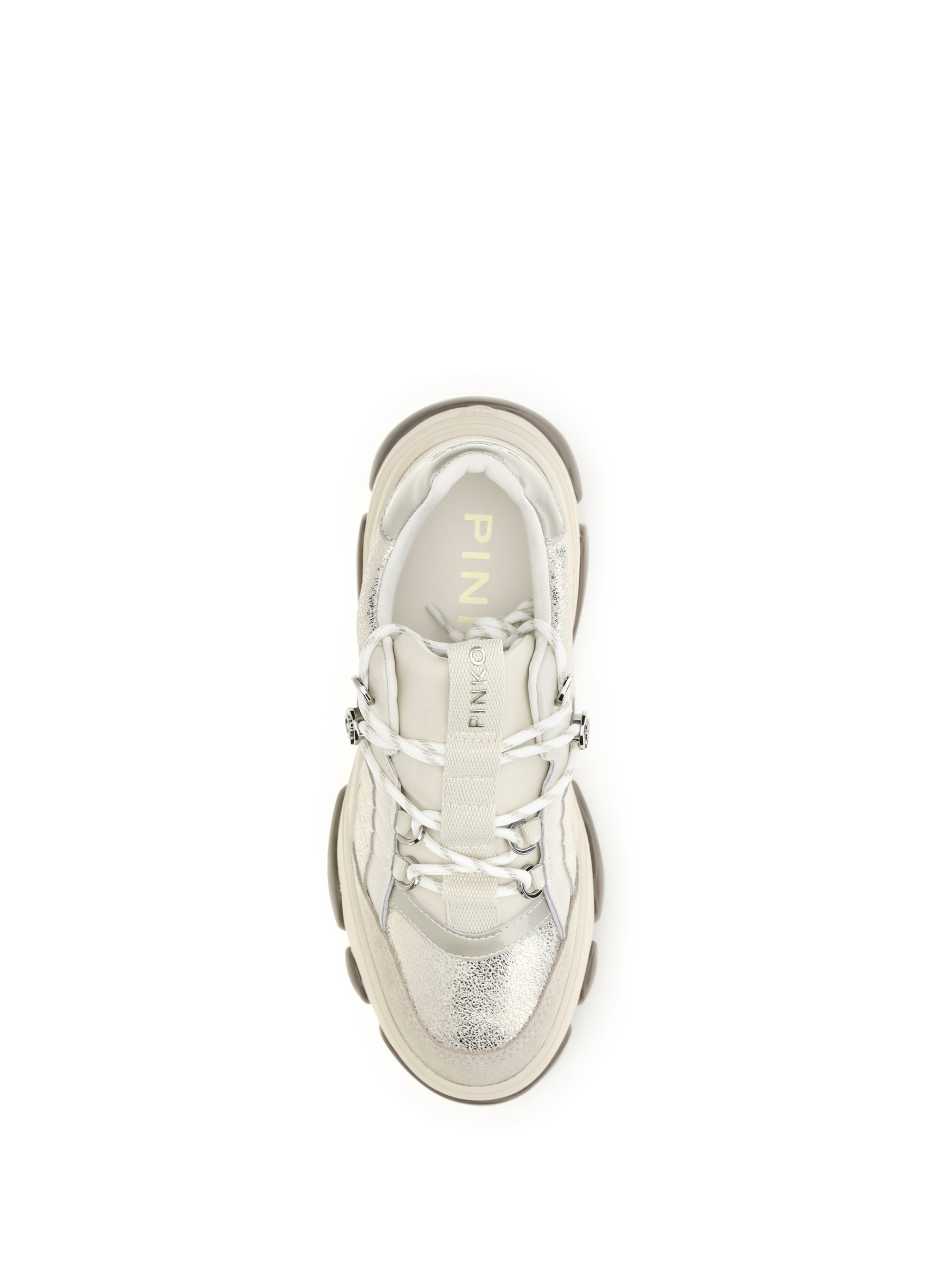 athena leather sneakers with sequin details