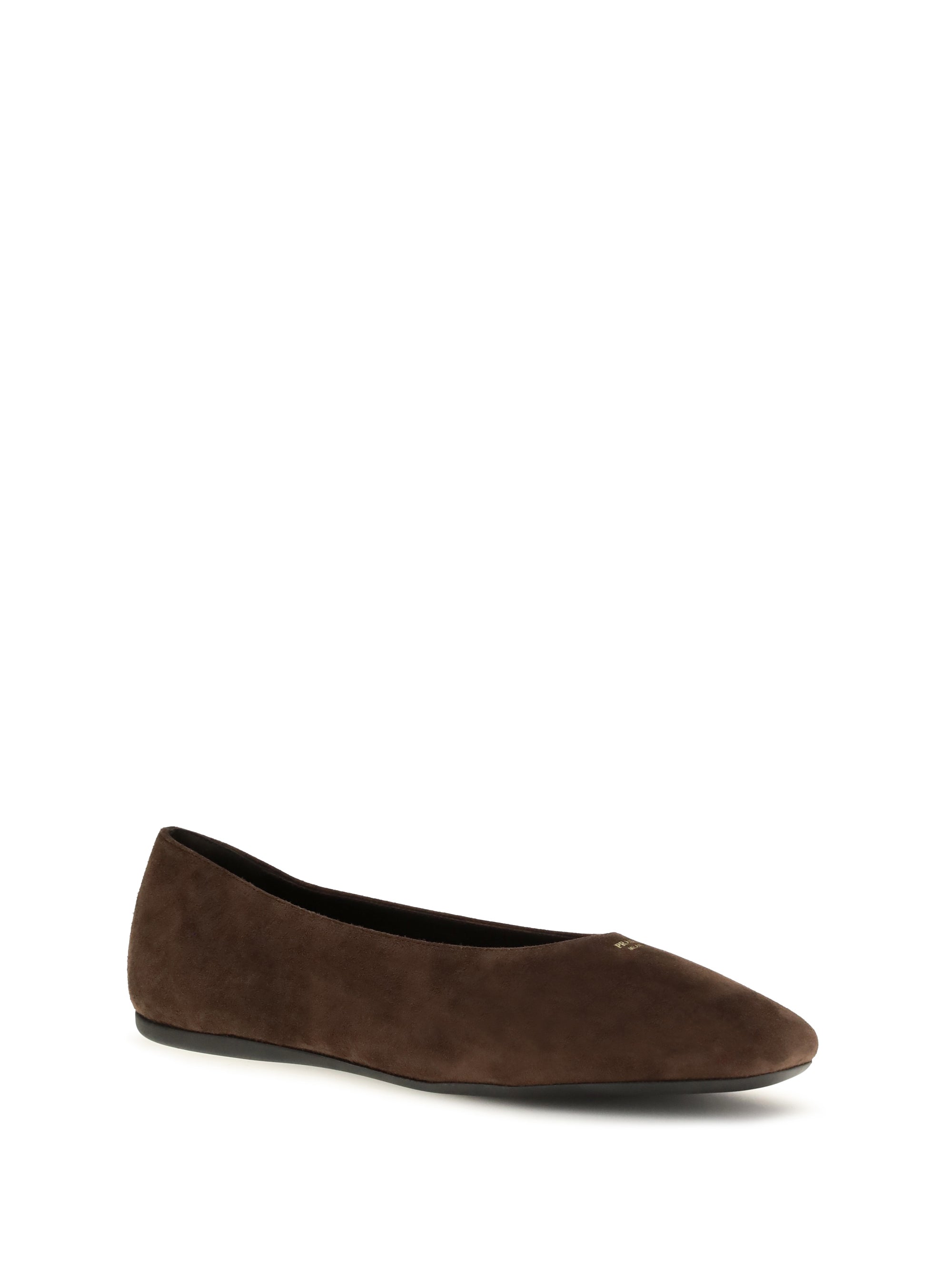 suede leather ballerinas