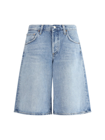 AGOLDE 24 baggy denim shorts