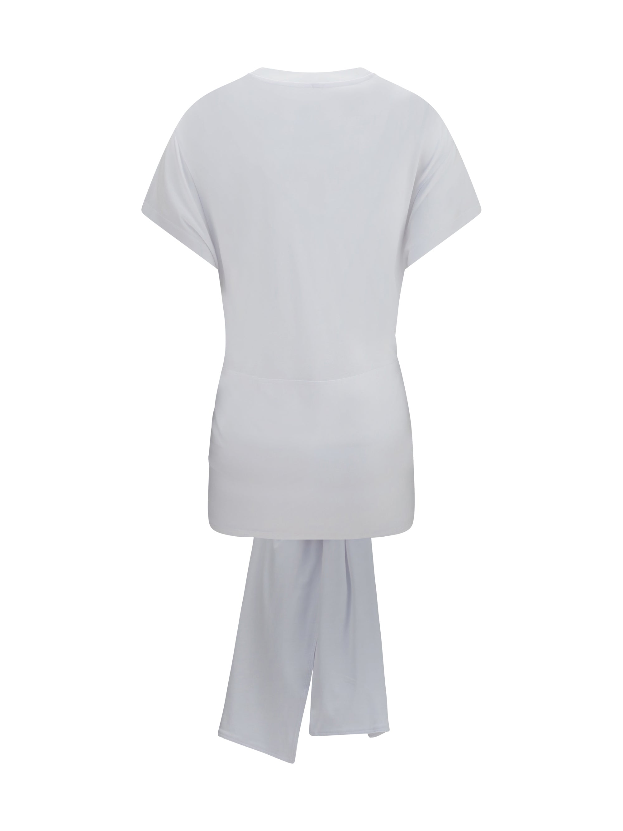 draped-waist jersey t-shirt