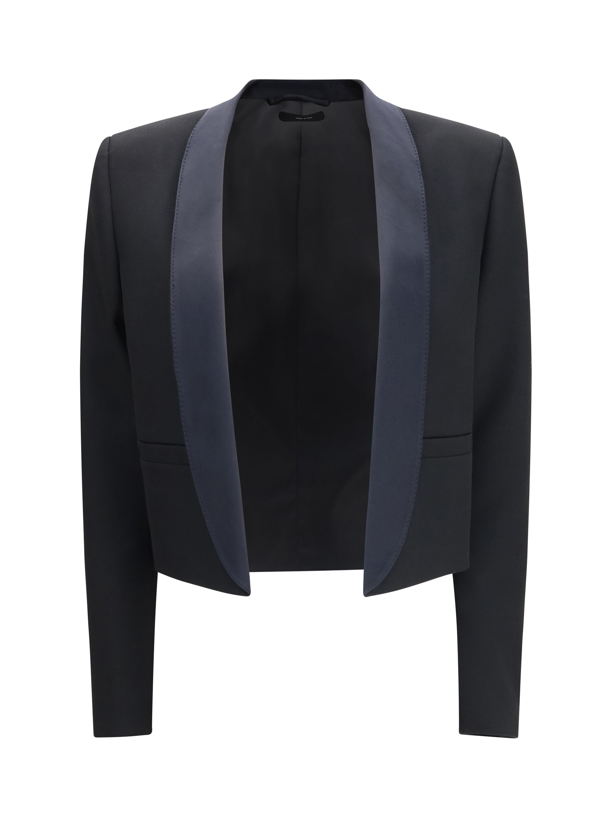 cropped single-breasted jacket