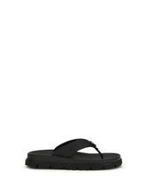 PRADA 40 logo flip-flops 