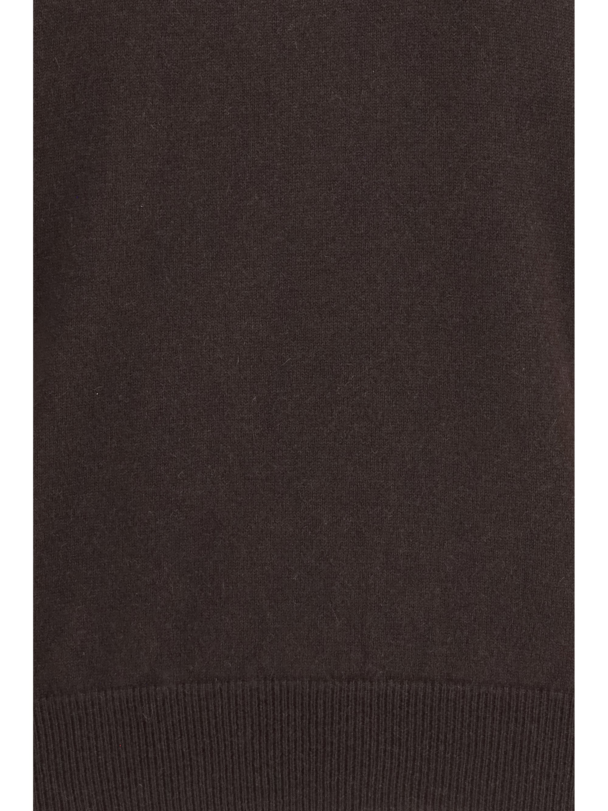 cashmere sweater with monili chain