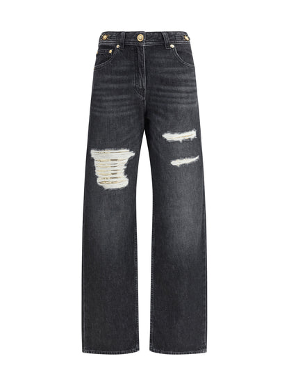 VERSACE 25 cut-out detail jeans