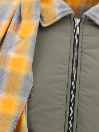 MARBELL 1 maxi-scarf puffer jacket