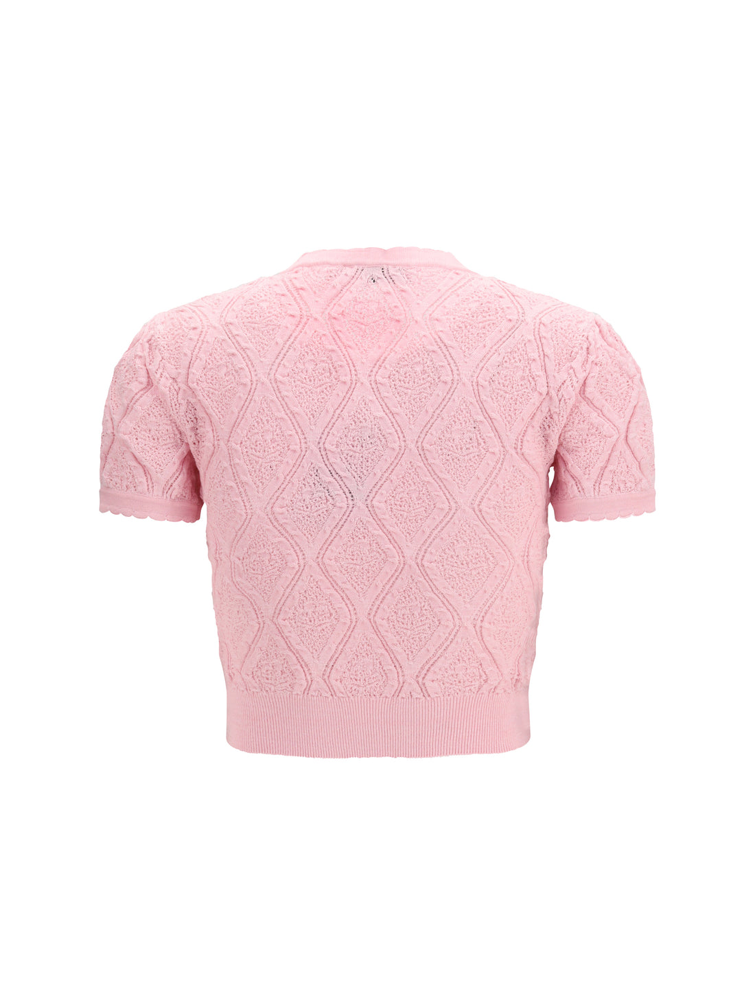 SELF-PORTRAIT M pointelle knit top