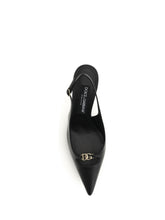 DOLCE & GABBANA 36 leather slingback pumps