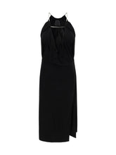 GIVENCHY 36 midi dress with halter neckline