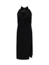 GIVENCHY 36 midi dress with halter neckline