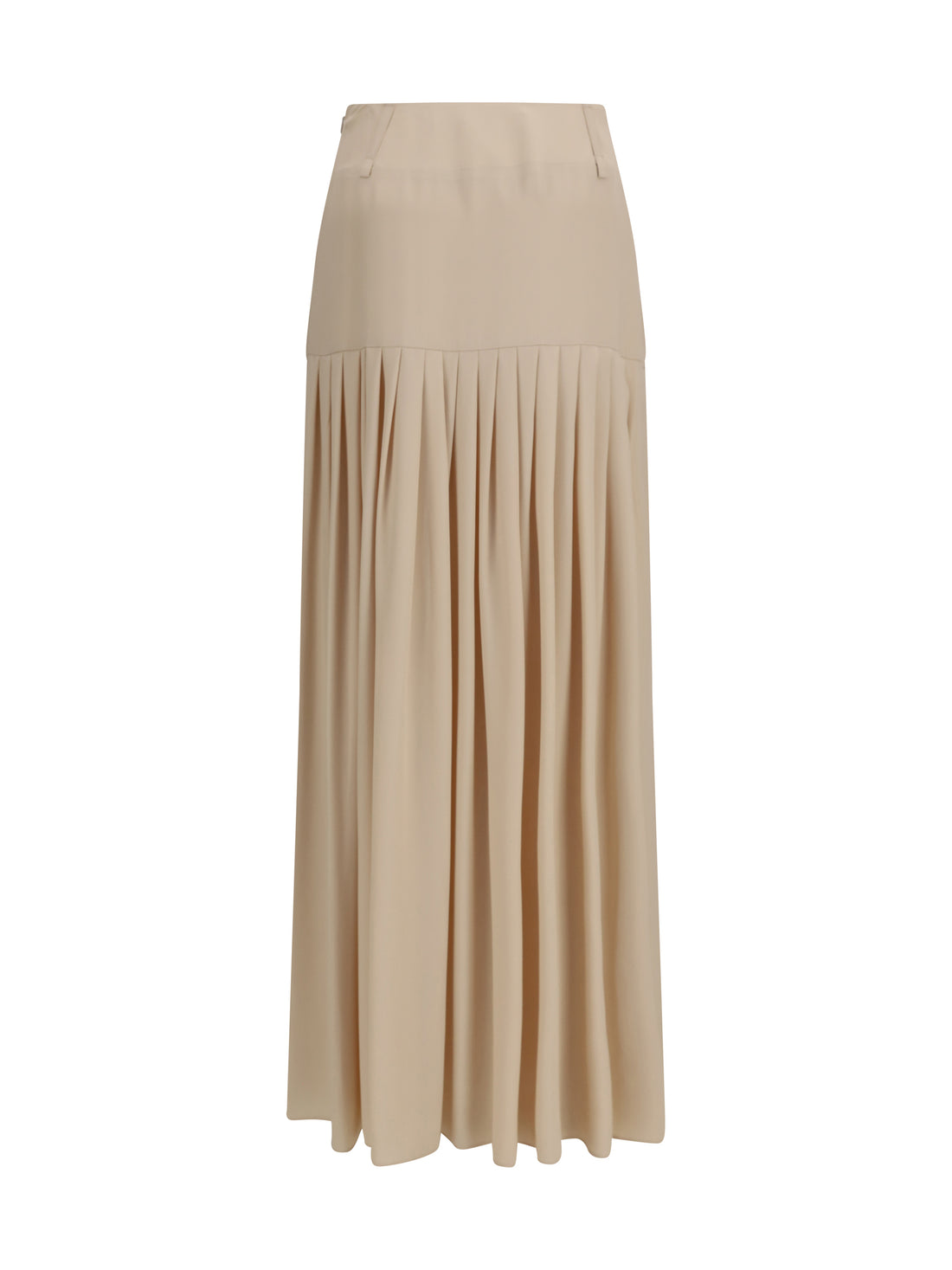 CRIDA MILANO 0 calla long skirt in viscose crêpe