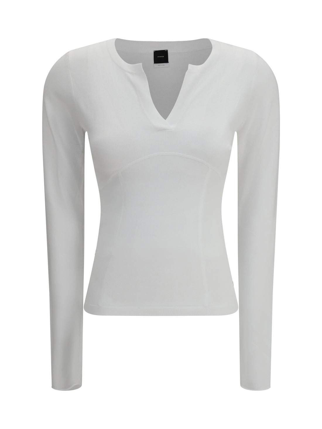 PINKO S sweater long-sleeve with v-open neckline