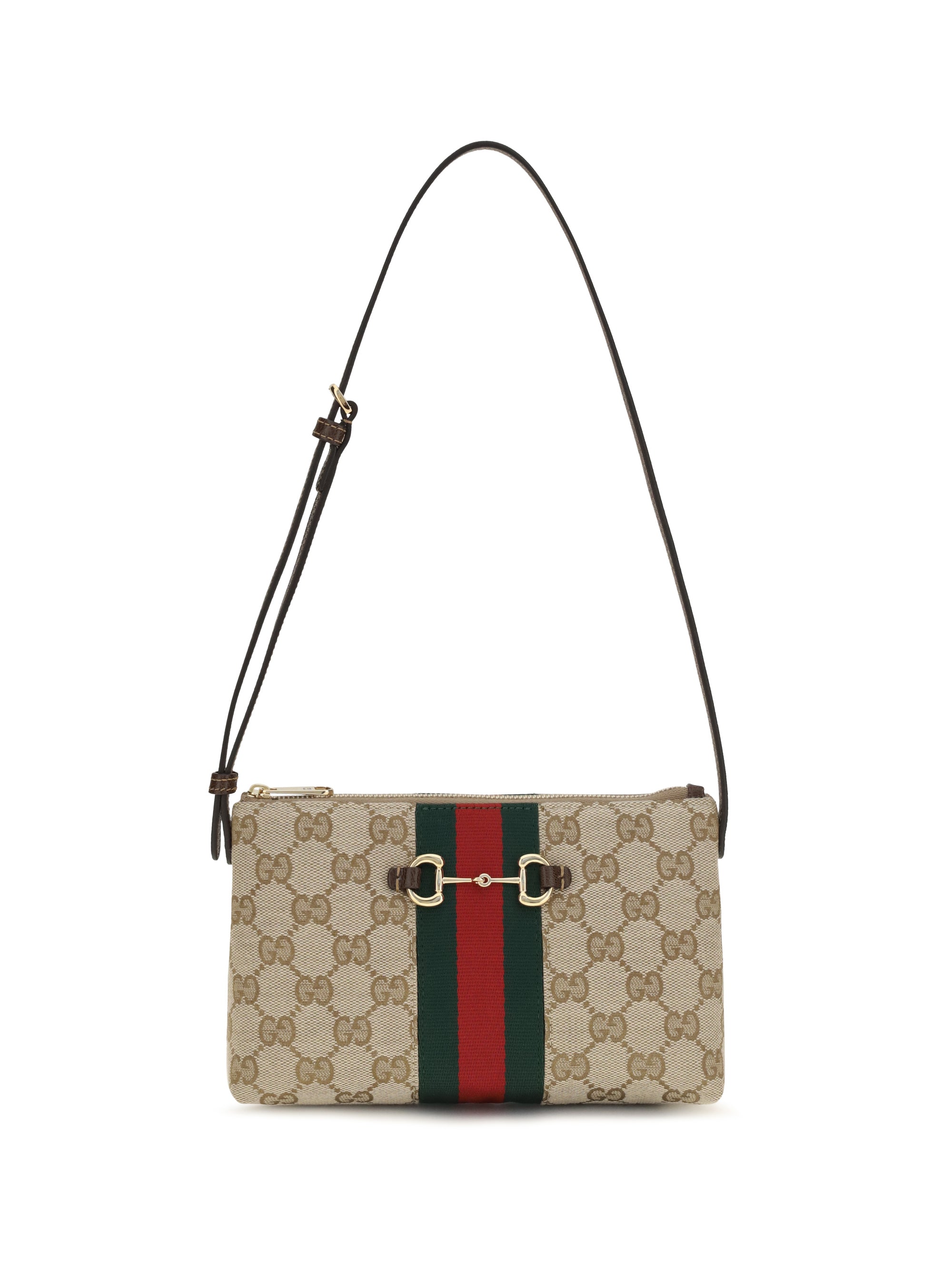 shoulder bag with horsebit