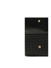 intrecciato trifold wallet