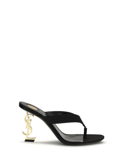 opyum crepe satin sandals