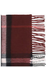 BURBERRY OS check cashmere scarf 