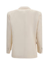 floral cotton and silk blazer