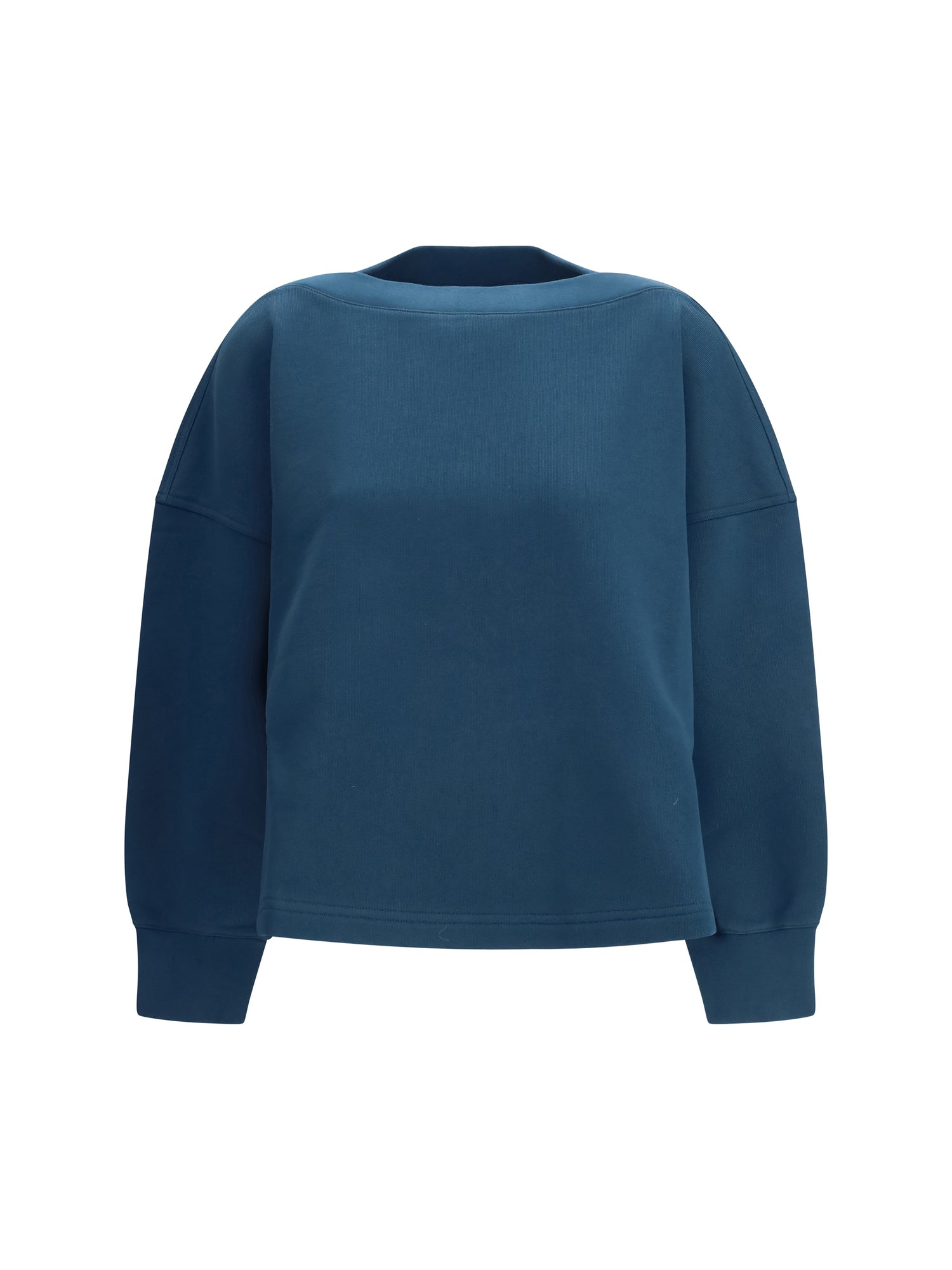 ALAIA 38 cotton sweatshirt with a boat neckline