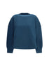 ALAIA 38 cotton sweatshirt with a boat neckline