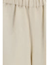 wide linen and silk pants