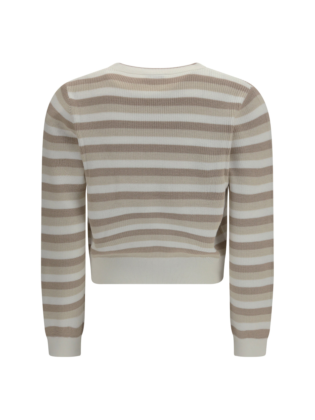 BRUNELLO CUCINELLI M ribbed striped cotton sweater 