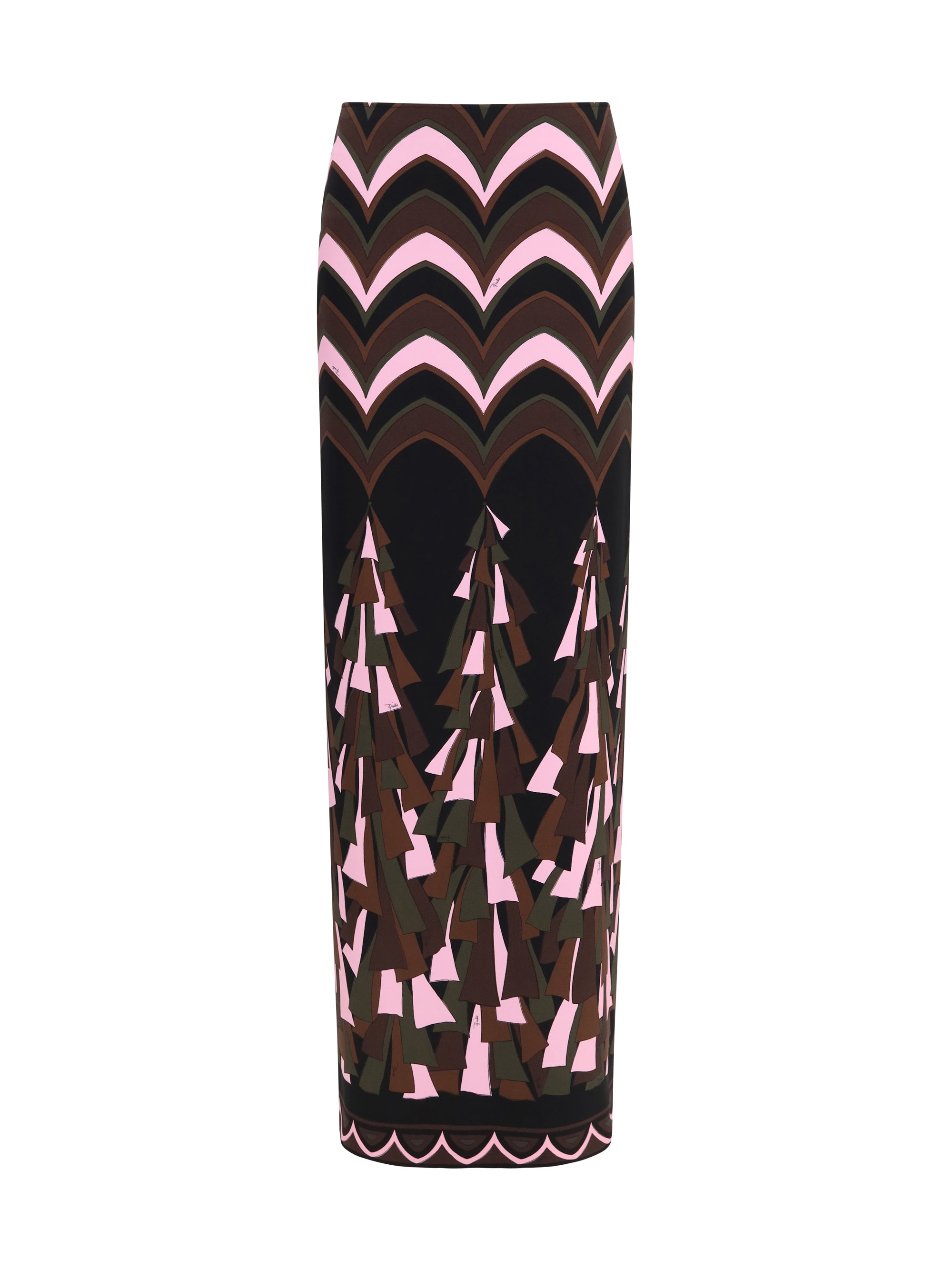 fitted long skirt