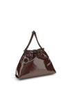 patent falabella shoulder bag